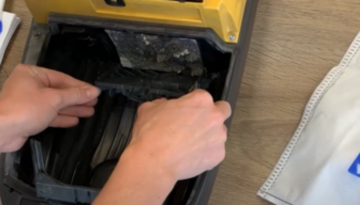 Hvordan skifte støvsugerpose miele () Hvordan skifte støvsugerpose miele