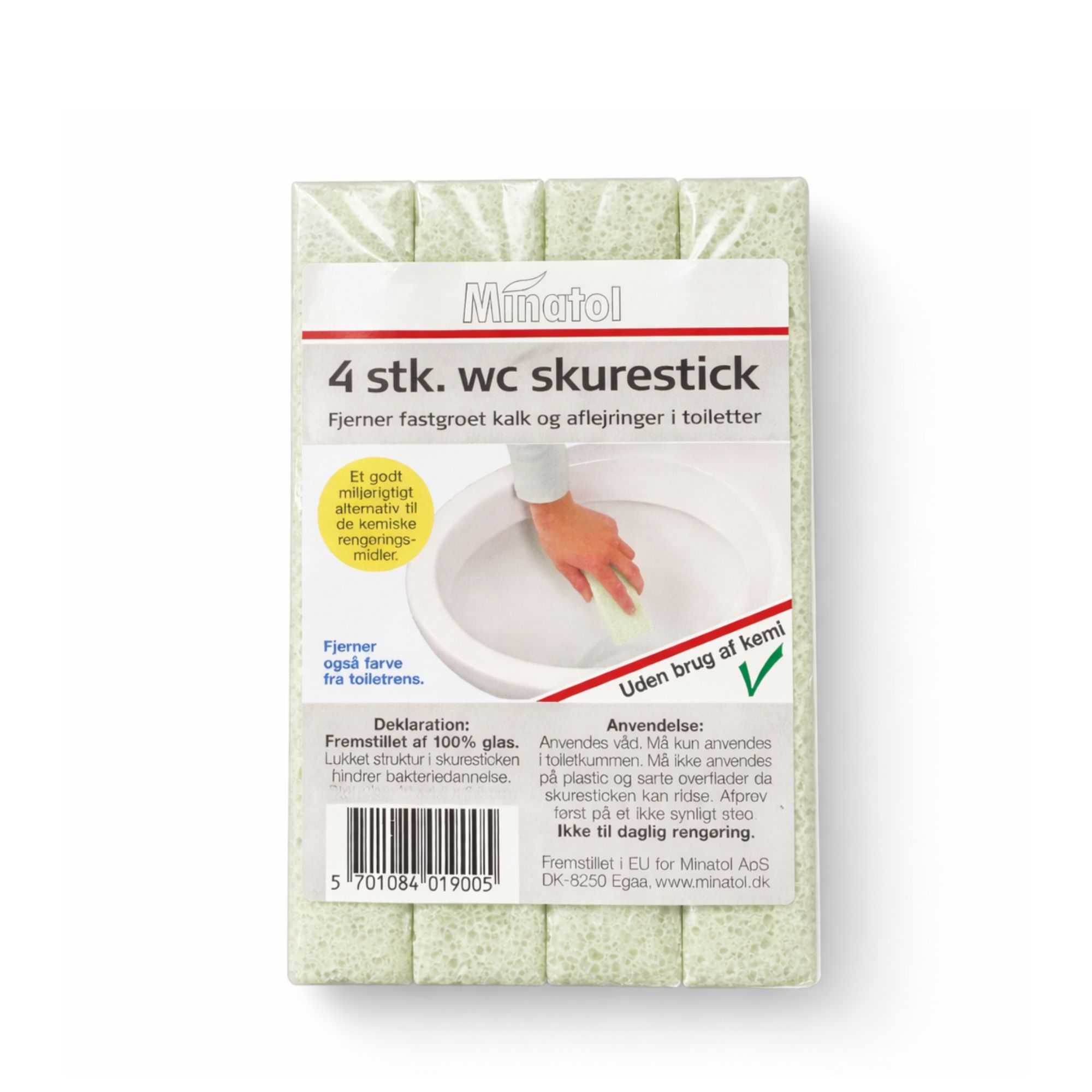 WC skurestick til fjernelse af kalk og belægninger – 4 stk