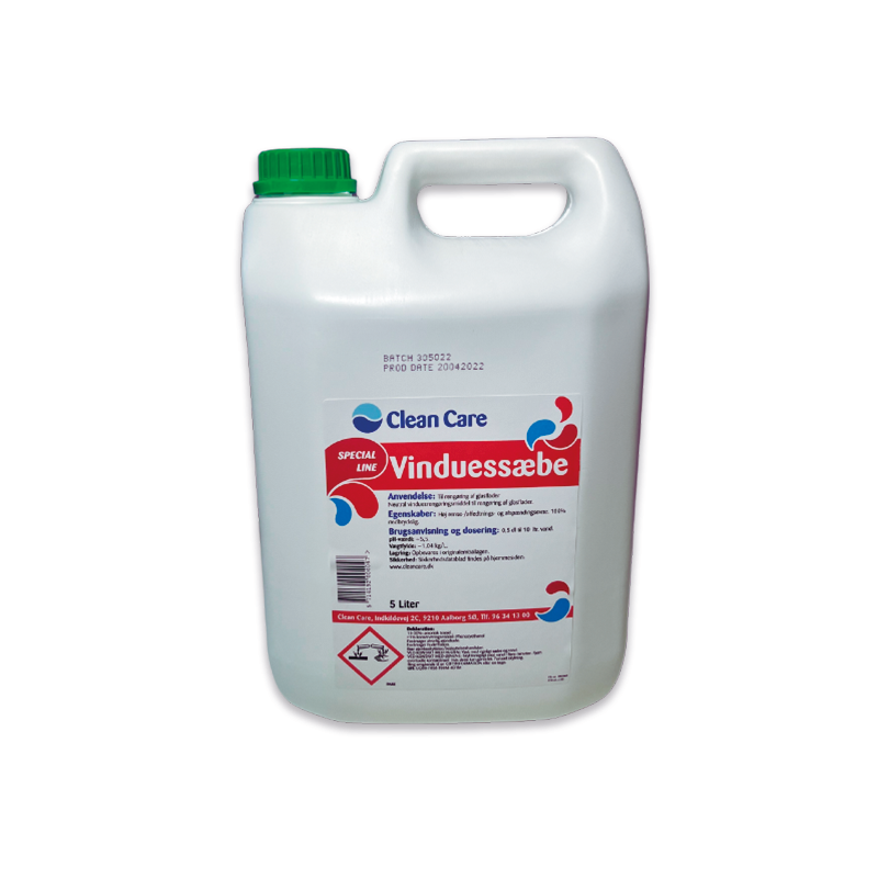 Clean Care Vinduessæbe - 5 ltr.