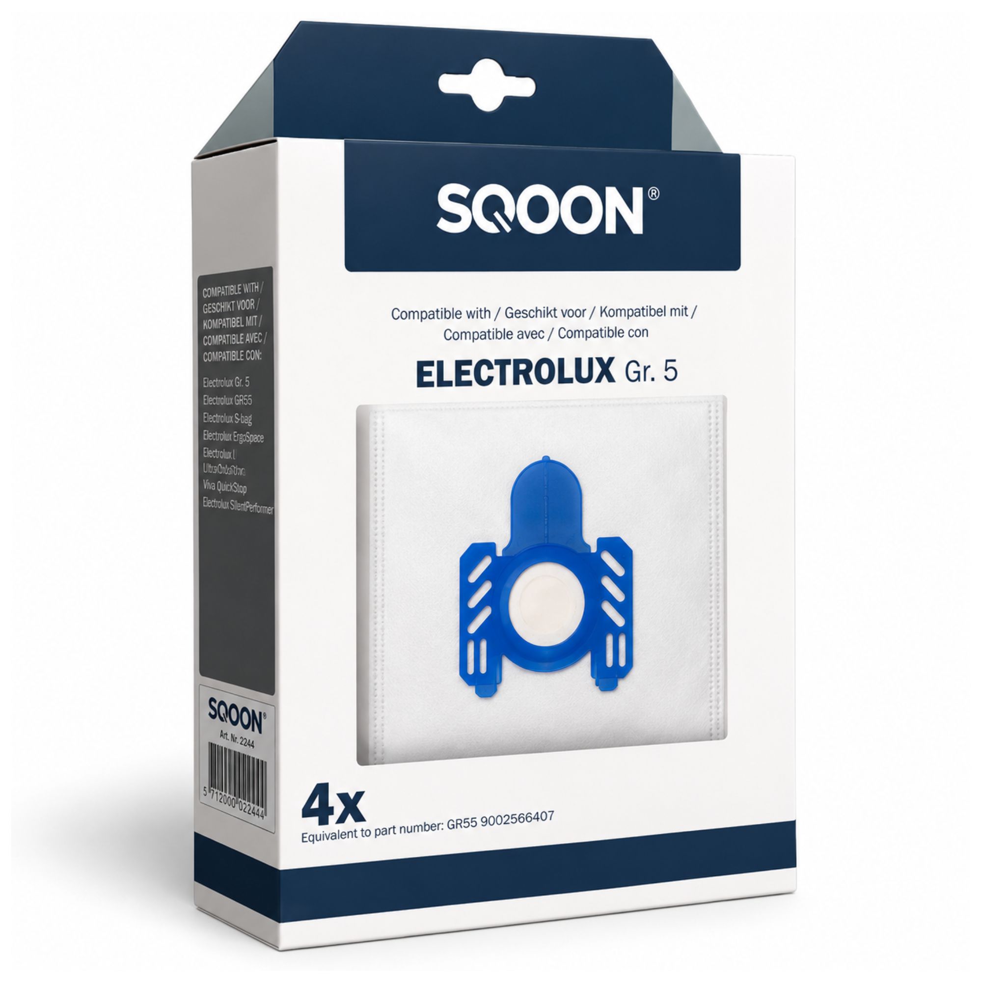 Støvsugerposer til Electrolux Xio, AEG Vampyrino m.fl. - 4 stk.