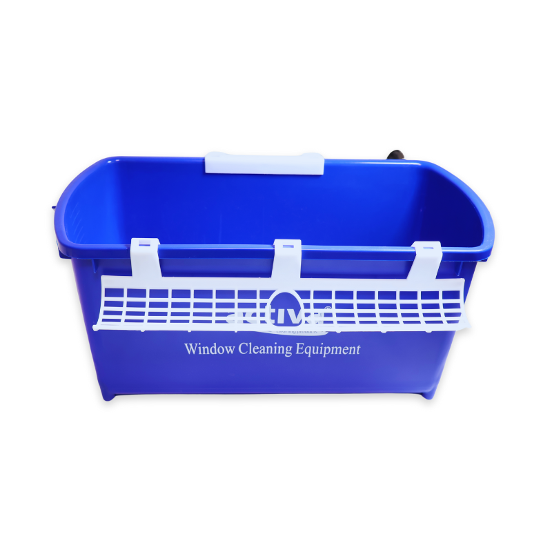 Spand med holder til skraber og indvasker - 18 liter