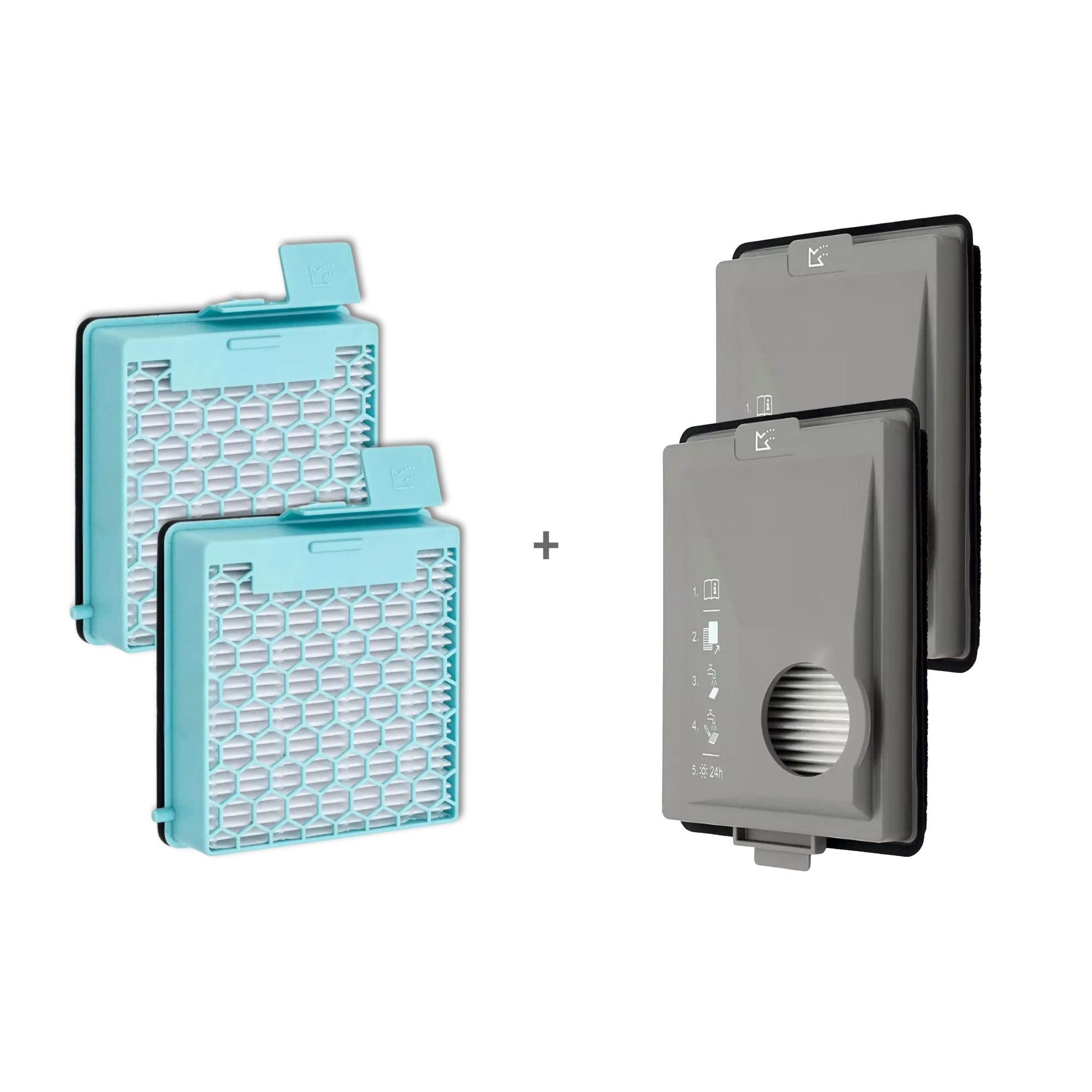 Miele Boost CX1 – Premium Filterpakke (2× finstøv + 2× motorfilter)