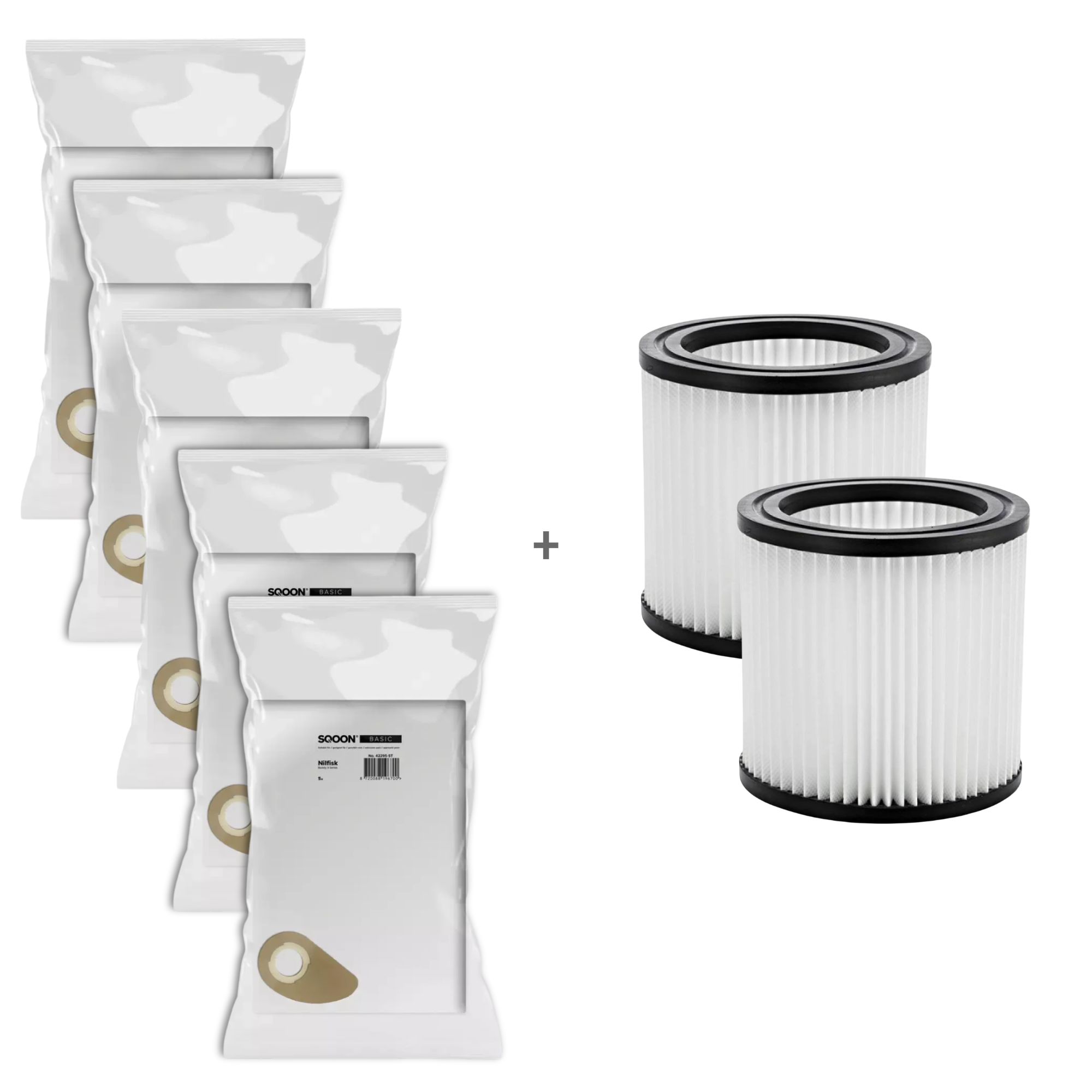 Nilfisk Buddy II – 25 støvsugerposer + filter (Pro pakke)