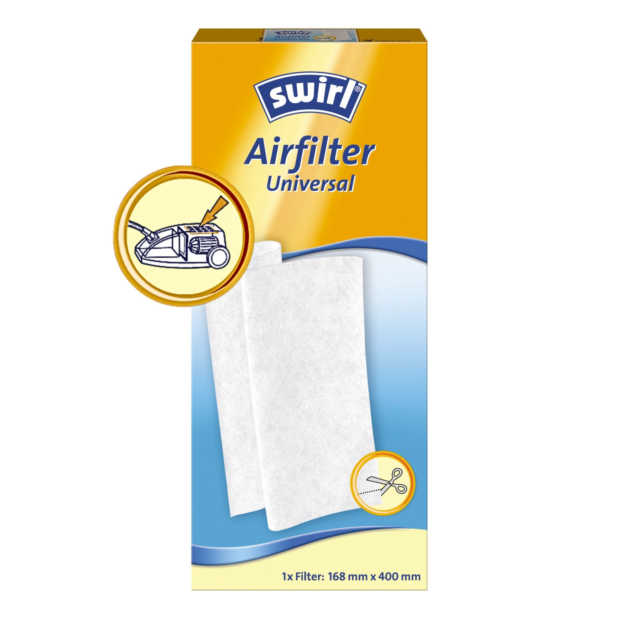 swirl Universal Abluftfilter für Staubsauger