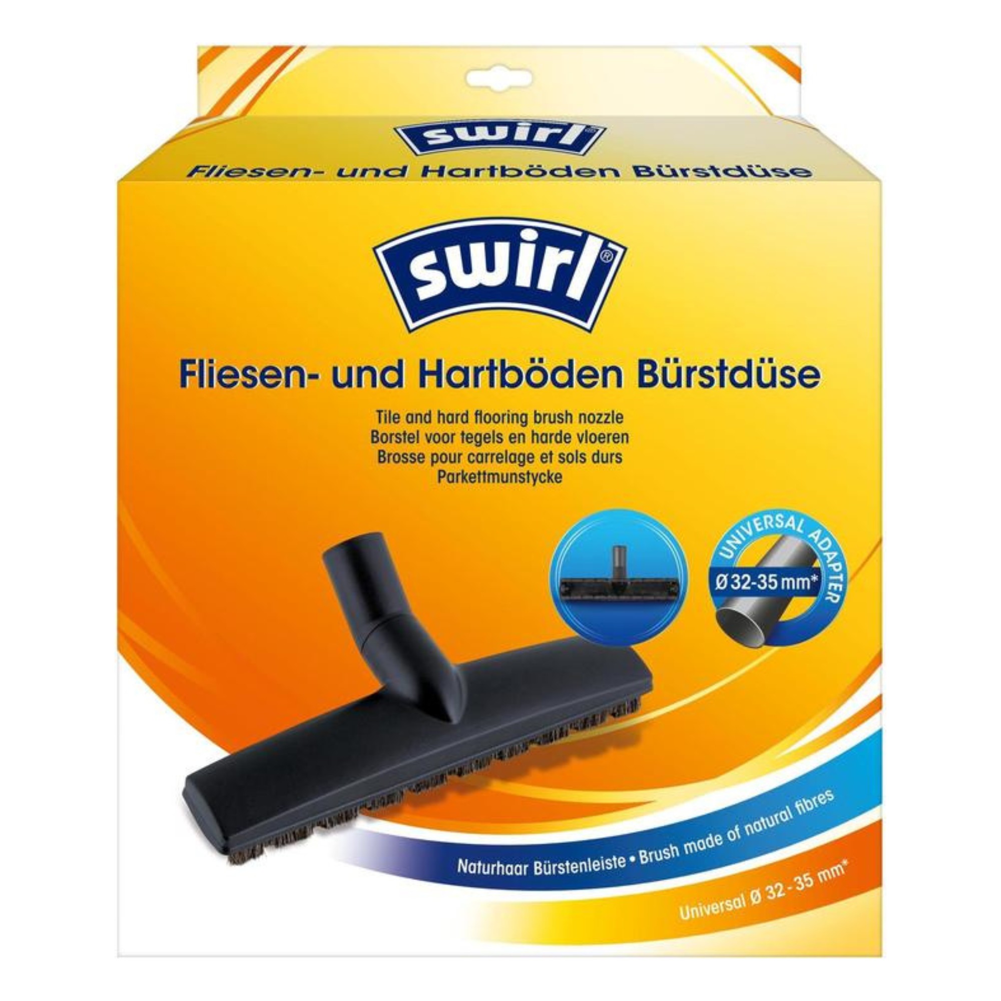 Swirl parketmundstykke – universal Ø32–35mm