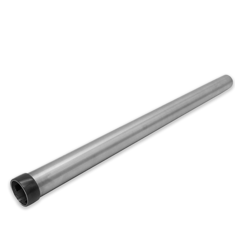 Støvsugerrør af rustfrit stål (Ø38mm) med ring til numatic - 50cm
